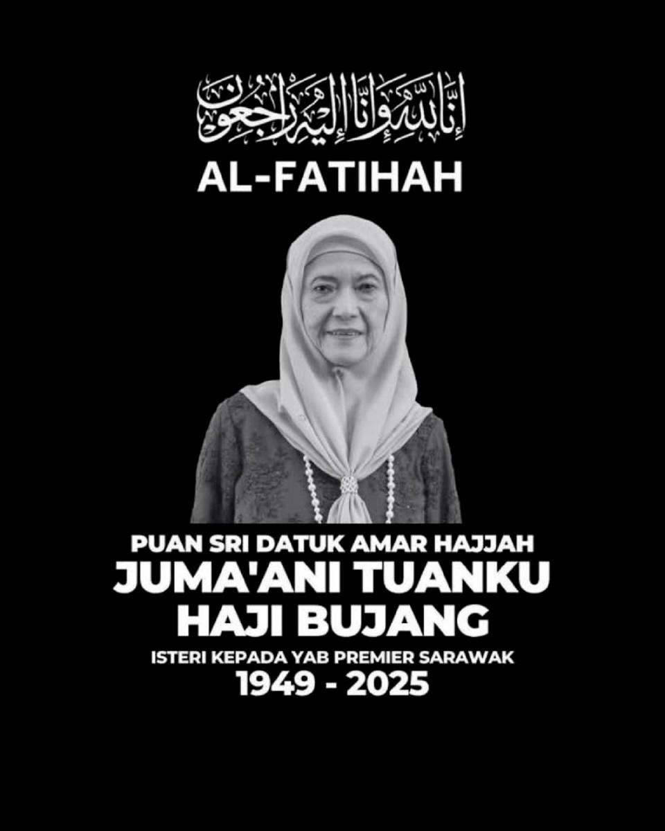 Wife of Sarawak Premier Puan Sri Juma’ani dies