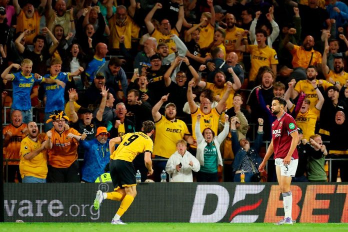 Wolves beat West Ham 3-2 in League Cup with late double from Larsen Wolves beat West Ham 3-2 in League Cup with late double from Larsen