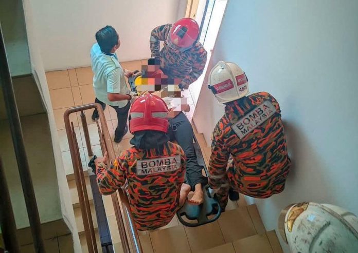 Woman cheats death after falling from seventh floor of an apartment in Ipoh
