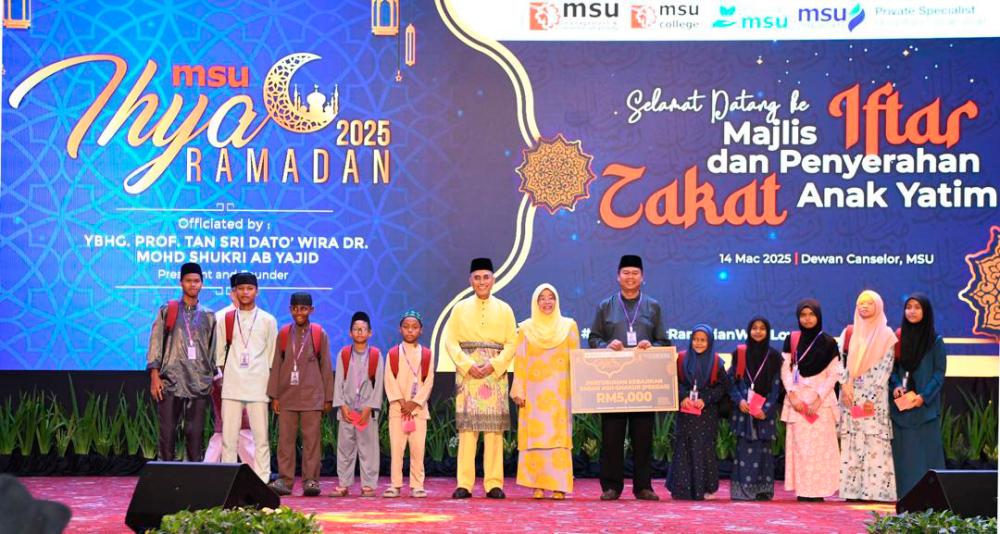 Yayasan MSU successfully conducts 2025 Zakat distribution and Iftar engagement with orphanages