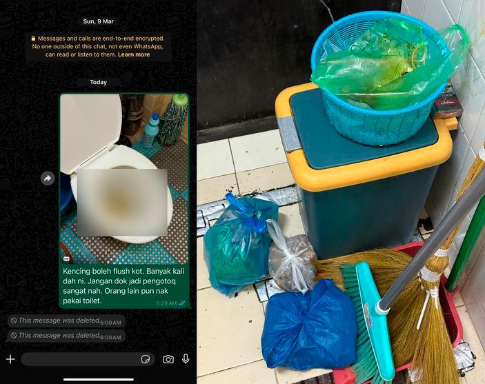 “You can’t even flush after peeing?” - Frustrated M’sian exposes housemate’s unhygienic habits