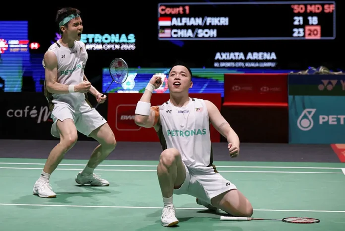 Aaron-Wooi Yik hampir tamatkan kemarau 12 tahun Terbuka Malaysia