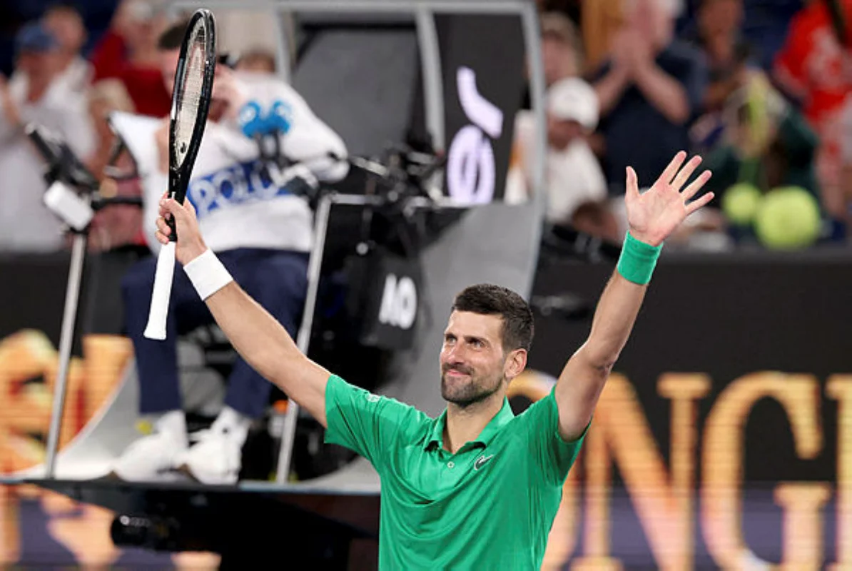 Gauff and medvedev advance as djokovic targets 25th slam