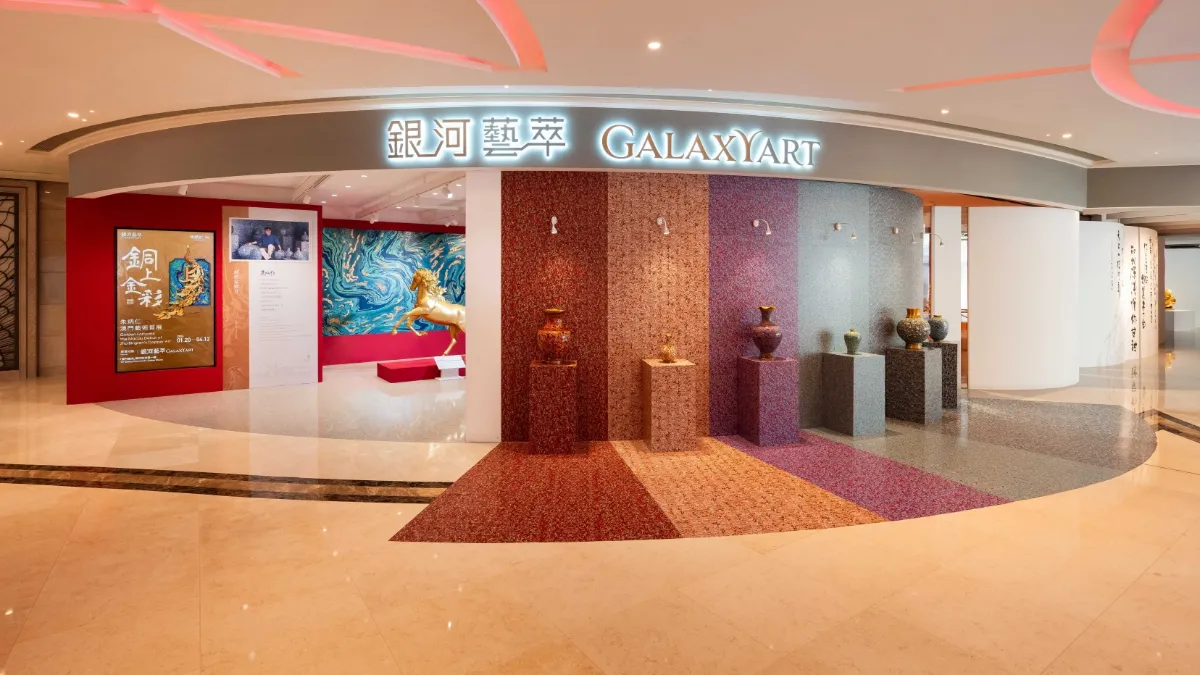 Galaxyart shines with the macau debut exhibition of copper art maestro zhu bingren