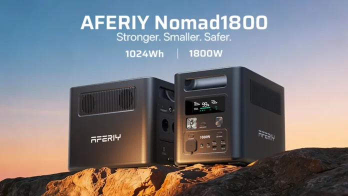AFERIY Unveils Next-Generation Portable Power Station Nomad1800 at CES