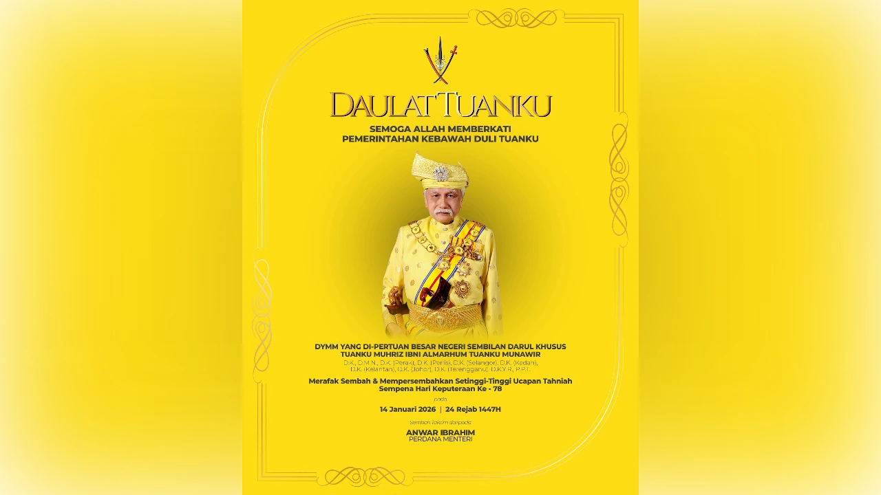 Prime minister extends birthday wishes to Negeri Sembilan ruler Prime minister extends birthday wishes to Negeri Sembilan ruler