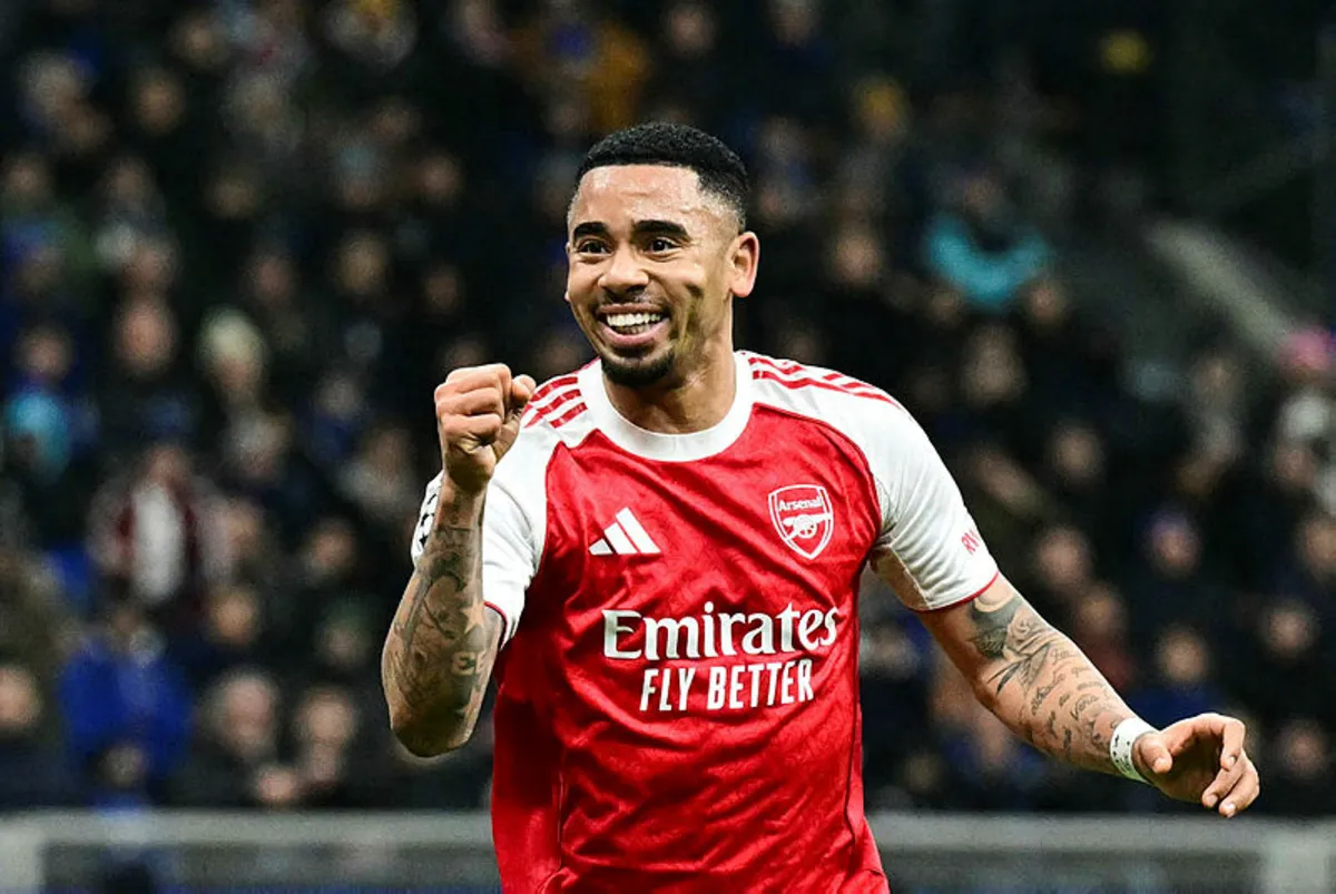 Jesus' 'dream' brace at Inter fires Arsenal into Champions League last 16