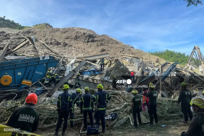 One dead, dozens missing after Philippine dump site collapse