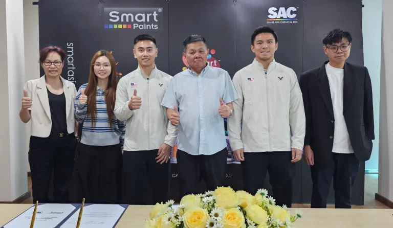 Smart Paints signs badminton stars as 2026 ambassadors