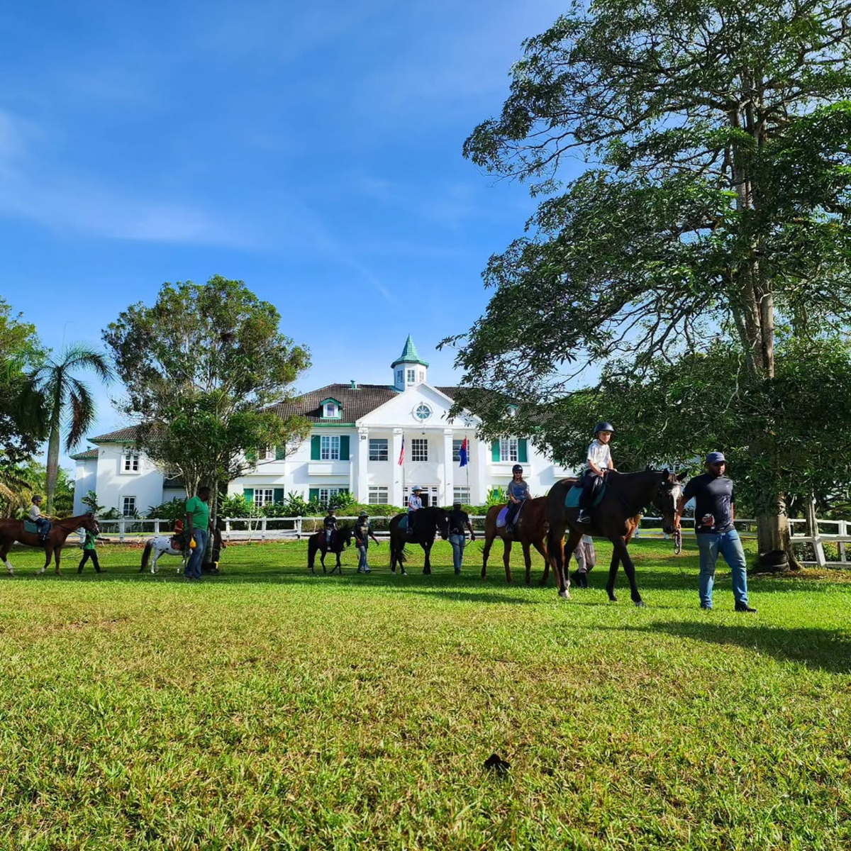 Guests take part in horse-riding activities at rider’s resort, a countryside staycation option in johor. – pic from instagram @ridersresortmy