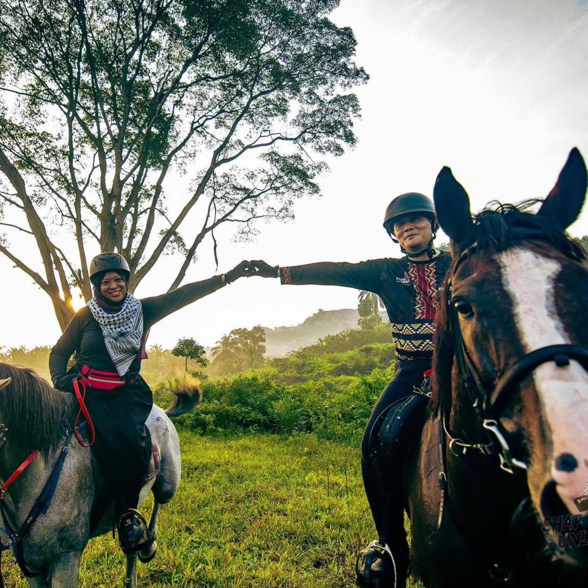 Algontory stable equestrian park in jeram combines riding facilities with countryside trail routes. – pic from instagram @algontorystable