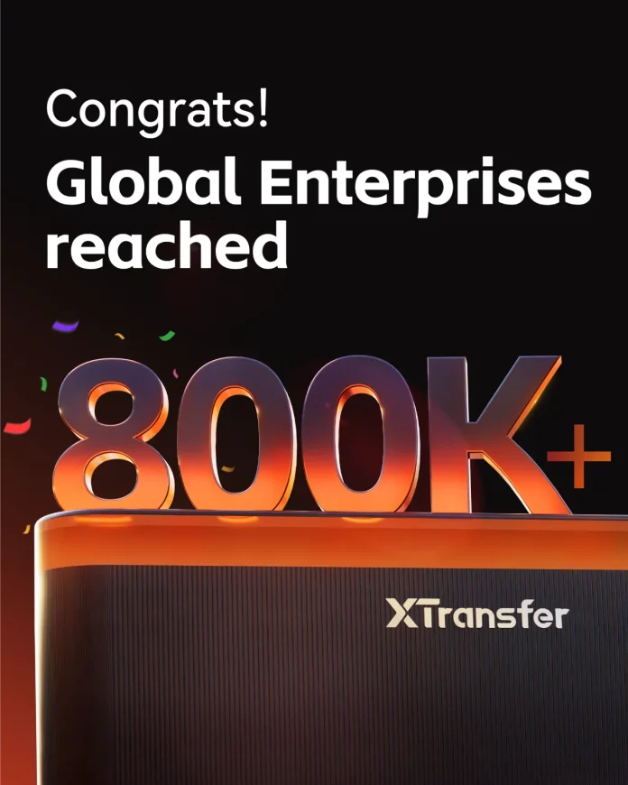 xtransfer XTransfer Hits 800,000+ Global Clients
