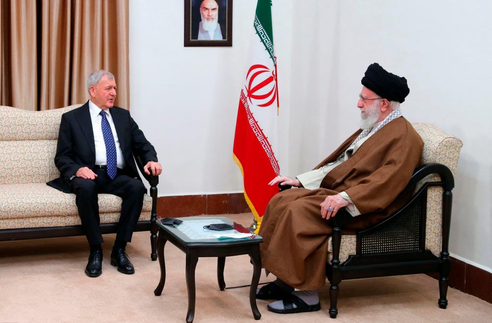 1 American in Iraq is too many, Iran’s leader tells Iraqi president