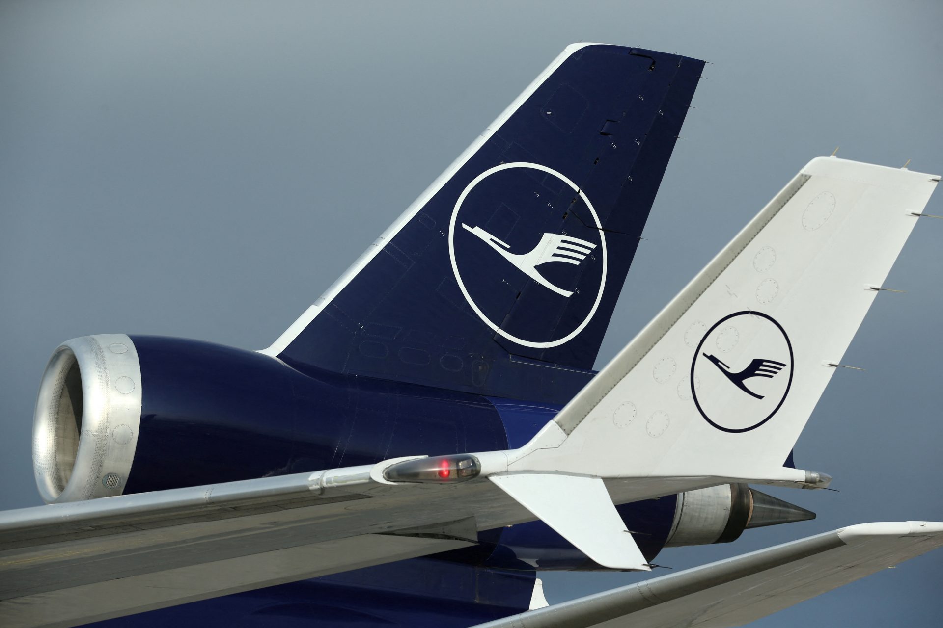 FILE PHOTO: A Lufthansa McDonnell Douglas MD-11 cargo aircraft is pictured at Frankfurt airport Lufthansa suspends flights to and from Tel Aviv, Beirut, Oman