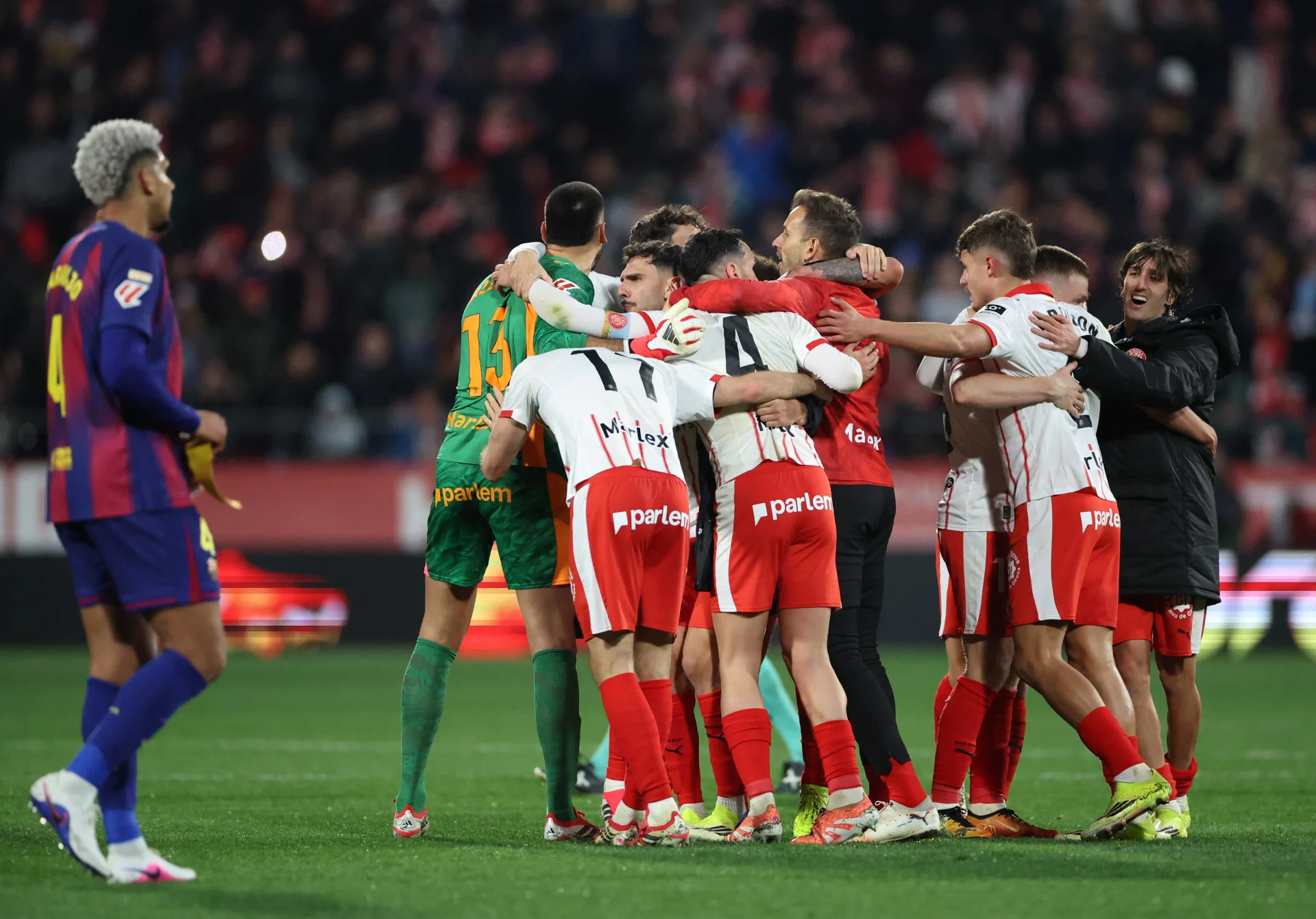 Barcelona's title hopes dented by Girona derby defeat