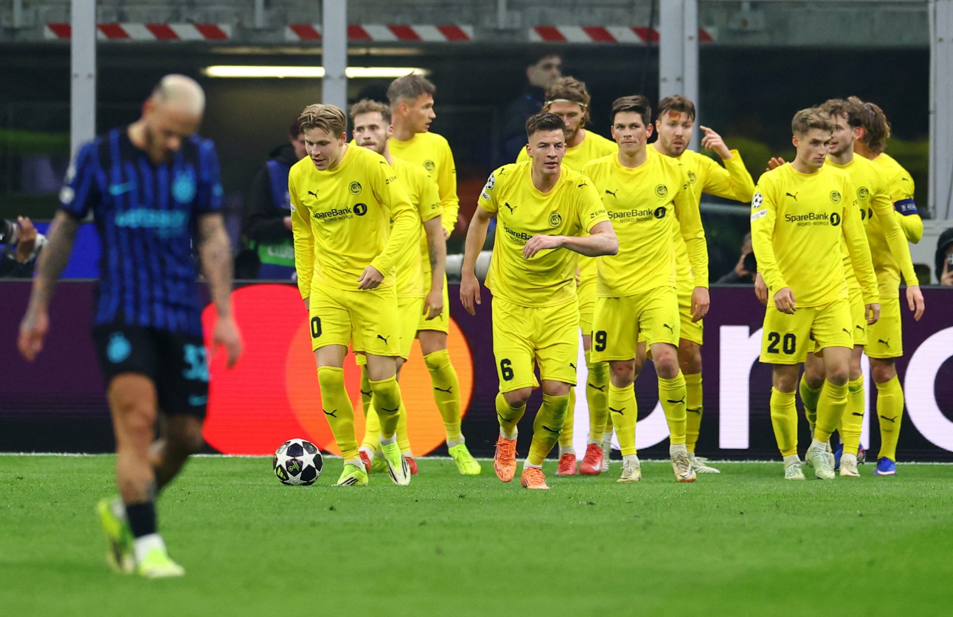 Bodo/Glimt stun Inter Milan to reach Champions League last 16