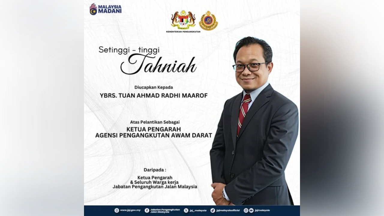 Ahmad Radhi Maarof appointed as new APAD director-general