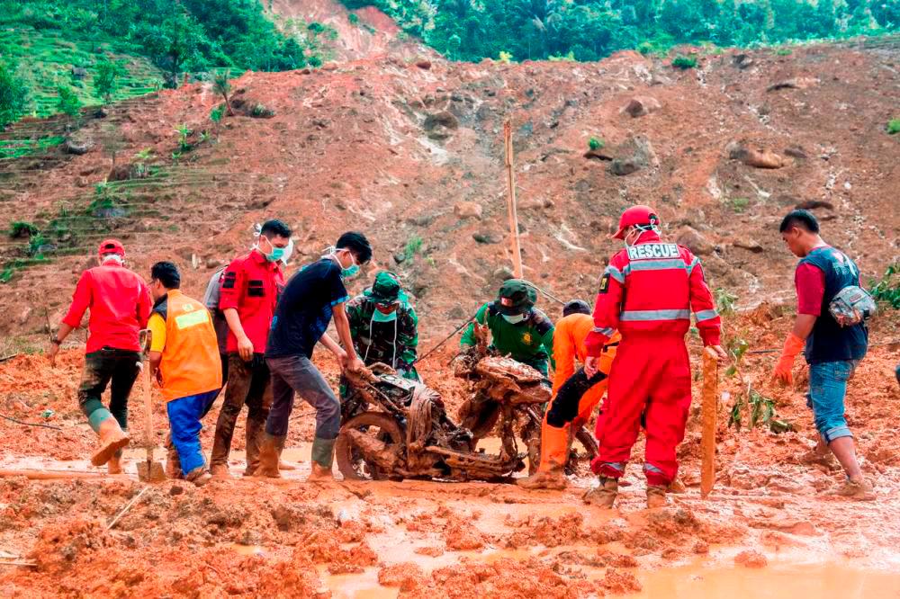 At least two dead in another landslide in Indonesia