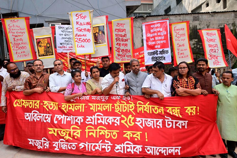 Bangladeshi garment workers calling for wage hike amid fears of starvation