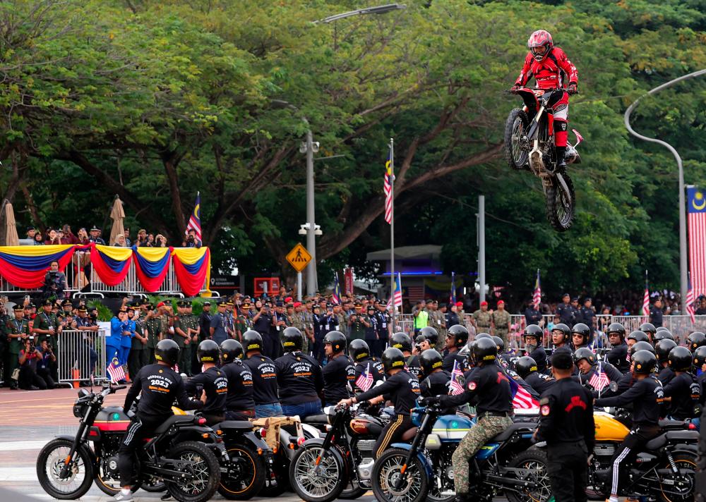 Birthday girl SGT Saidatul proud of her epic jump before King and Queen Birthday girl SGT Saidatul proud of her epic jump before King and Queen