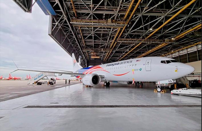 Boeing 737-8 MAG terbaharu buat penerbangan pertama ke Kota Kinabalu hari ini Boeing 737-8 MAG terbaharu buat penerbangan pertama ke Kota Kinabalu hari ini