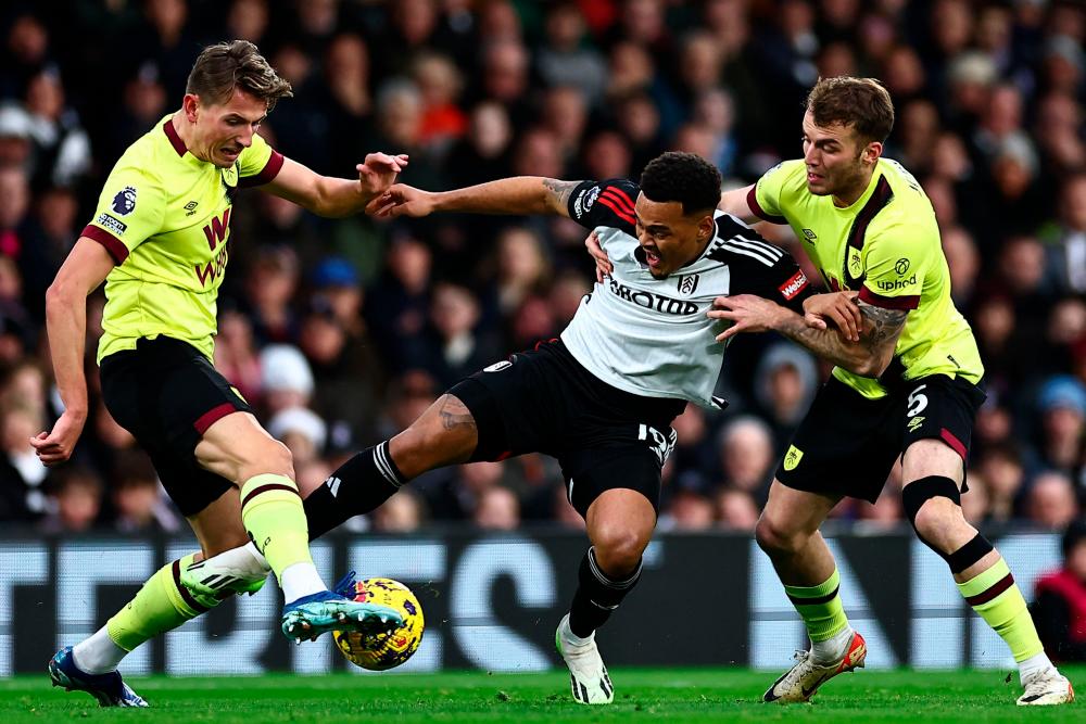 Burnley shock Fulham in 2-0 win to climb off bottom of Premier League