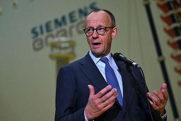 CHINA-GERMANY-DIPLOMACY-095657 Merz says Germany, China must overcome trade gaps 'together'