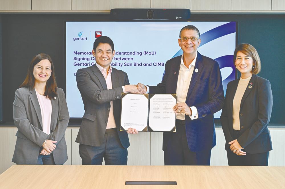 CIMB and Gentari ink MoU to drive green mobility 