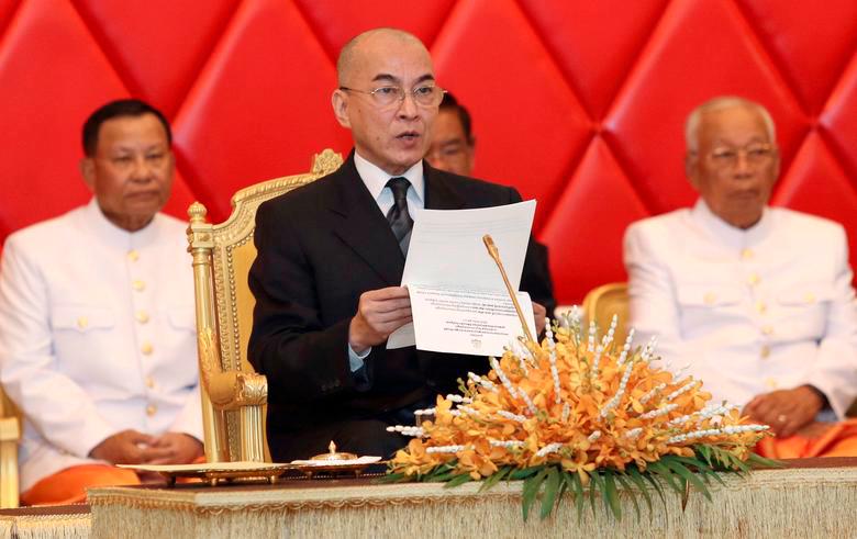 Cambodian opposition activists charged with insulting king
