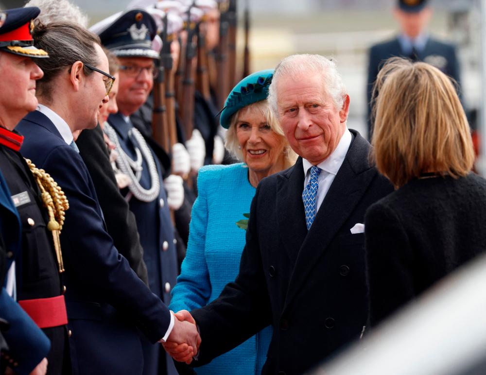 Charles III in Germany for his first foreign trip as king Charles III in Germany for his first foreign trip as king