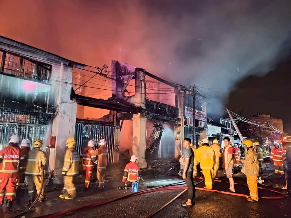 Charred remains of two victims found in shophouse fire