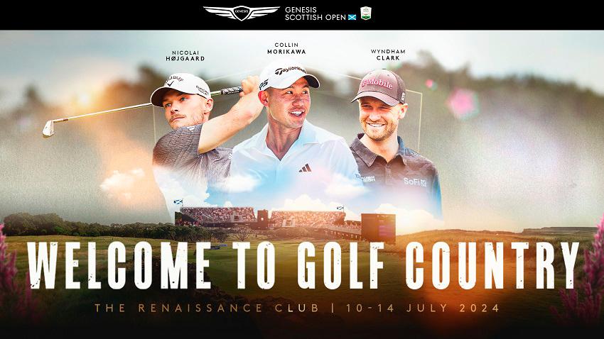 Clark, Morikawa and Højgaard join stellar Genesis Scottish Open field Clark, Morikawa and Højgaard join stellar Genesis Scottish Open field