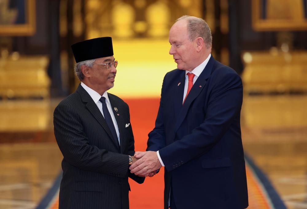Countless collaboration opportunities can be explored between Malaysia and Monaco, says King