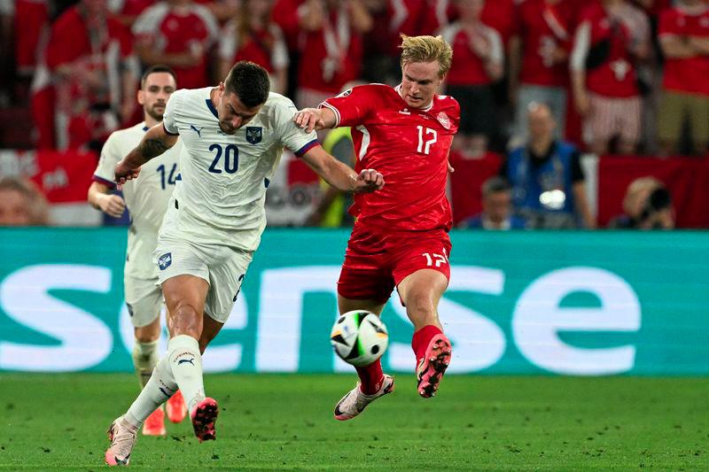 Denmark through to Euros last 16 with Serbia stalemate