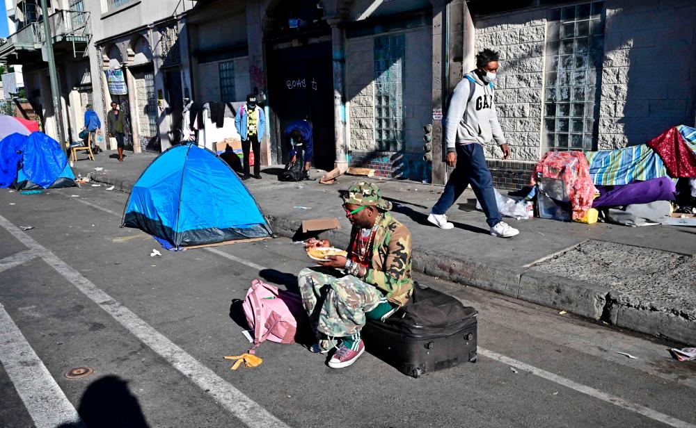 Desperation for the homeless on the streets of Los Angeles