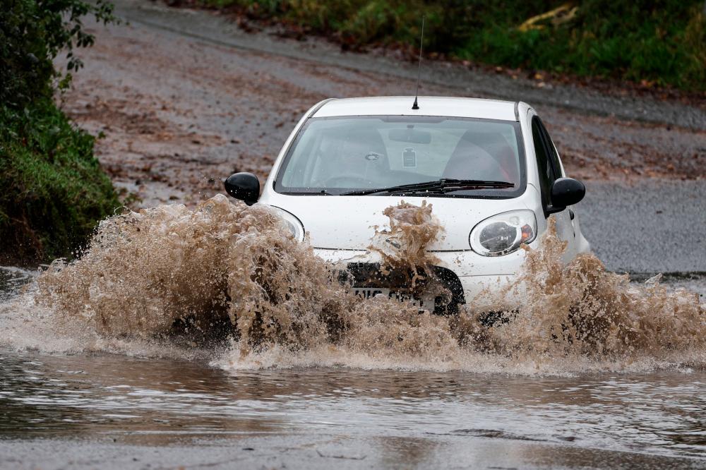 Dozens of flood warnings in place in UK after Storm Ciaran chaos Dozens of flood warnings in place in UK after Storm Ciaran chaos