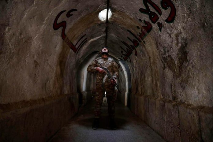Elaborate military tunnel complex linked to Assad’s palace