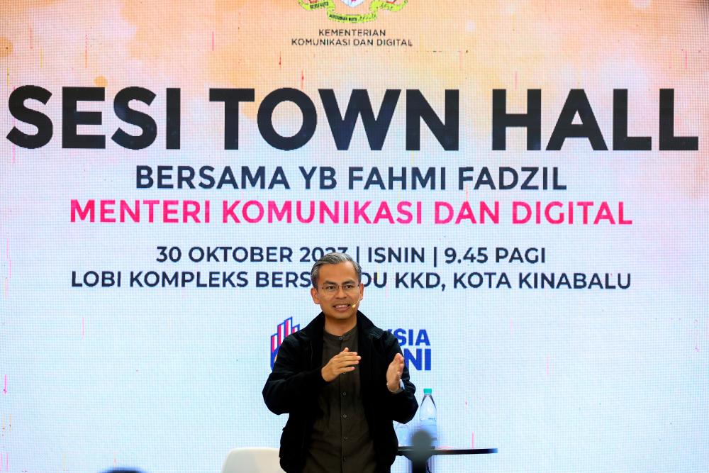 Fahmi: KKD komited bantu Sabah perkasa infrastruktur telekomunikasi, selesai masalah internet Fahmi: KKD komited bantu Sabah perkasa infrastruktur telekomunikasi, selesai masalah internet