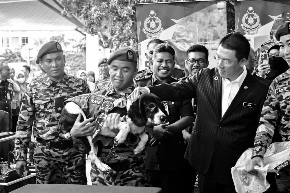 Farewell Blake, canine hero of Batang Kali landslide Farewell Blake, canine hero of Batang Kali landslide