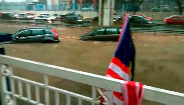44 rescued as flash floods hit Johor Bahru during rush hour