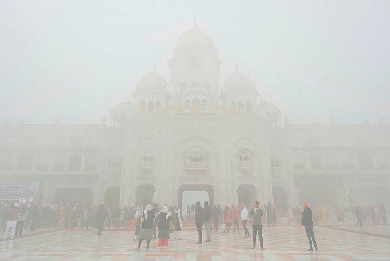 Flight operations hit as Indian capital experiences low visibility Flight operations hit as Indian capital experiences low visibility