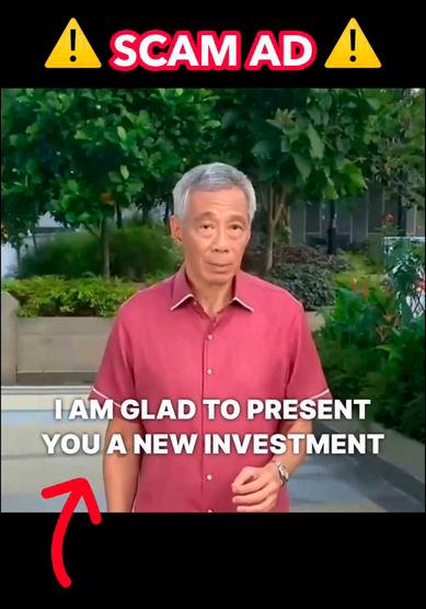 Former Singapore PM warns others of deepfake video featuring him promoting investment scam