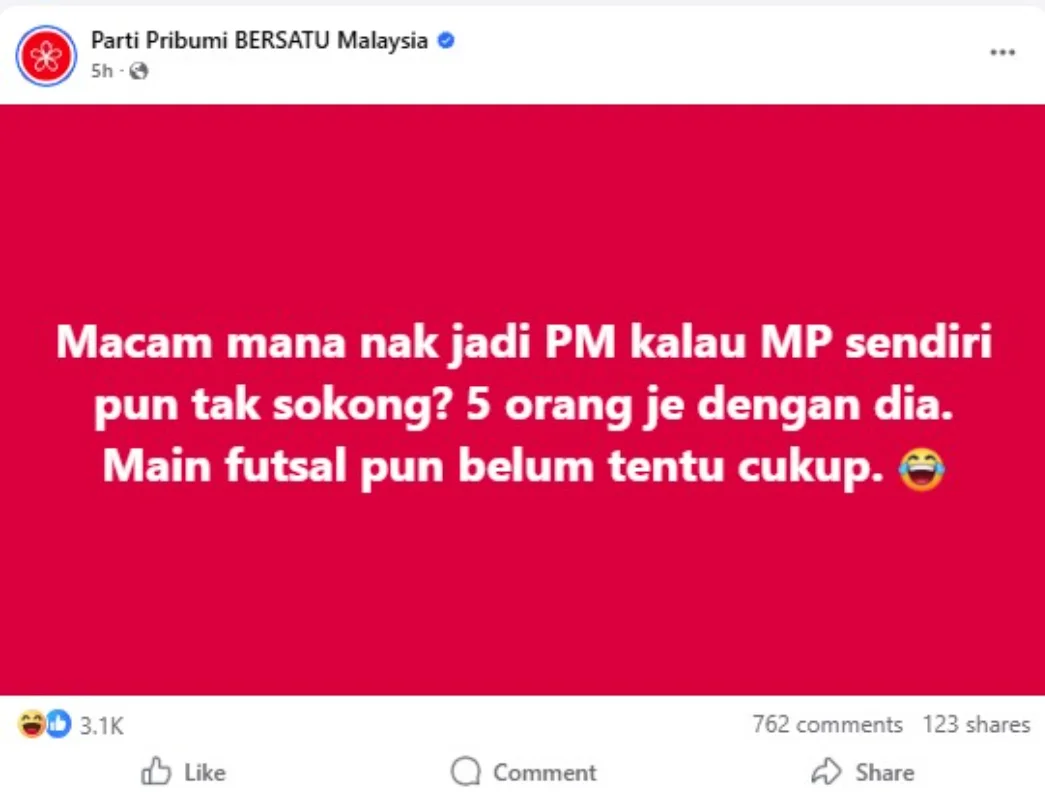From_sacking_to_hacking__Bersatu_files_reports_after_official_Facebook_page_breach From sacking to hacking: Bersatu files reports after official Facebook page breach