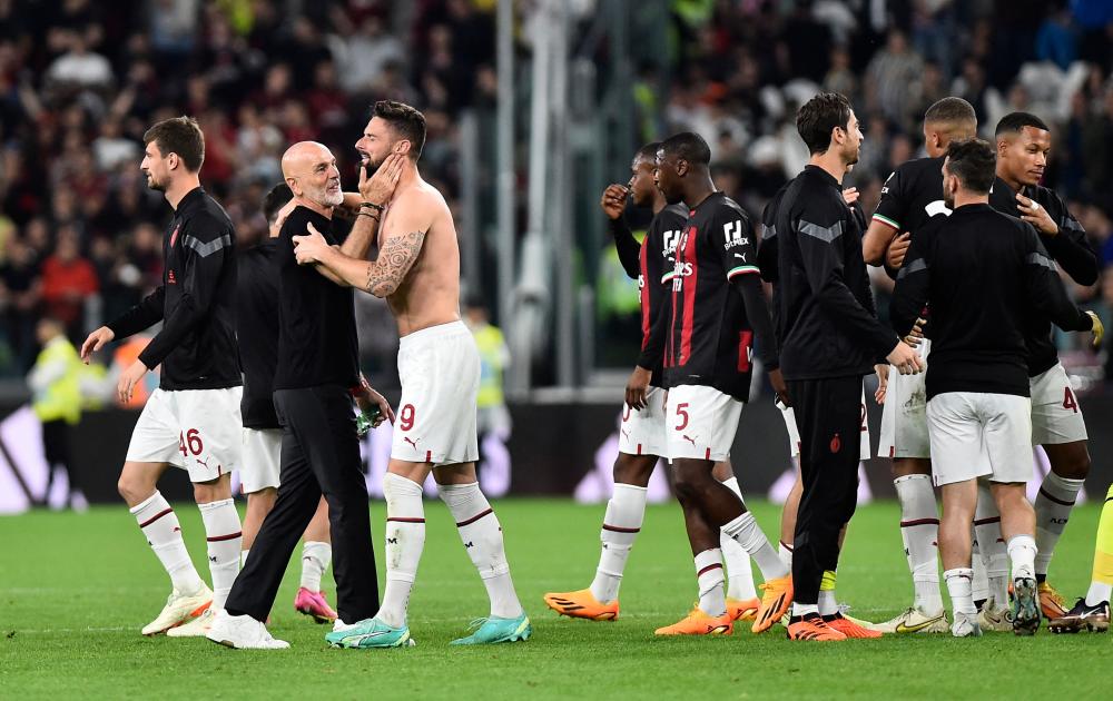 Giroud seals win at Juve and Champions League spot for Milan Giroud seals win at Juve and Champions League spot for Milan