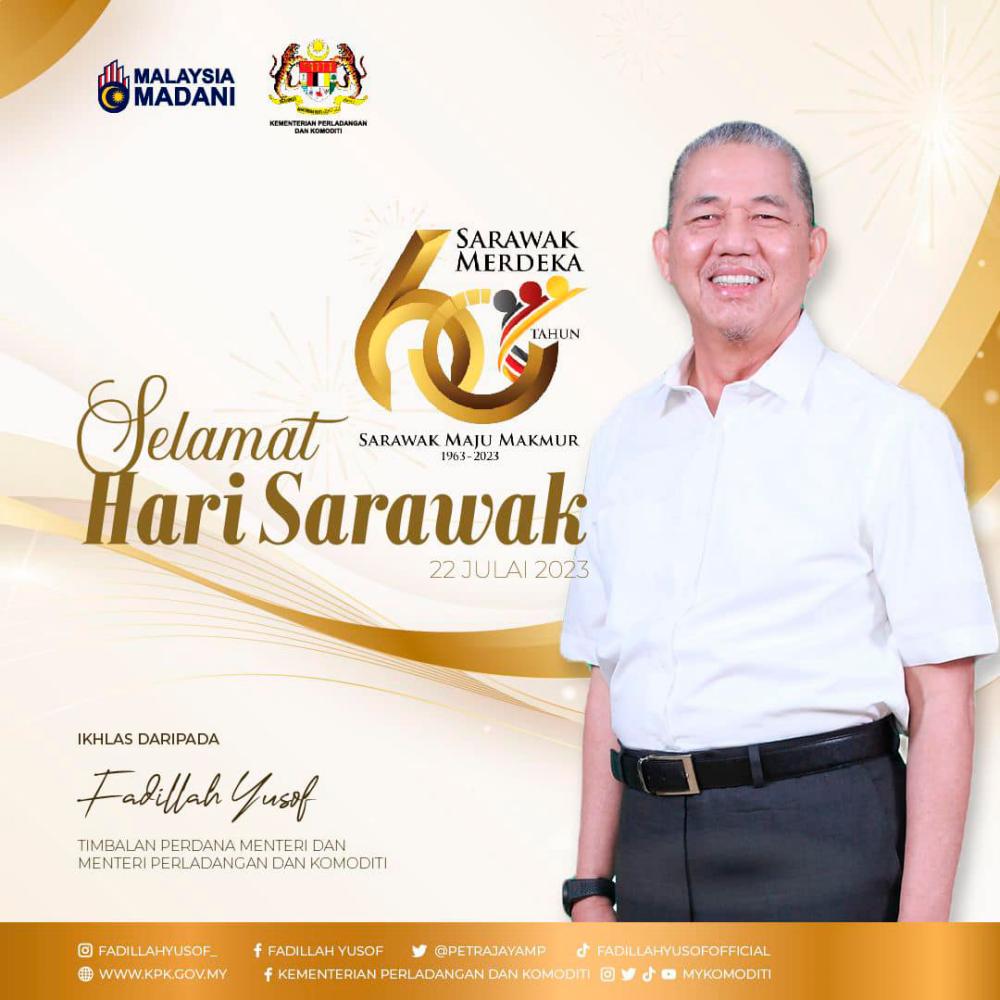 Hari Sarawak: Renung kembali kisah pejuang terdahulu, hargai warisan - Fadillah