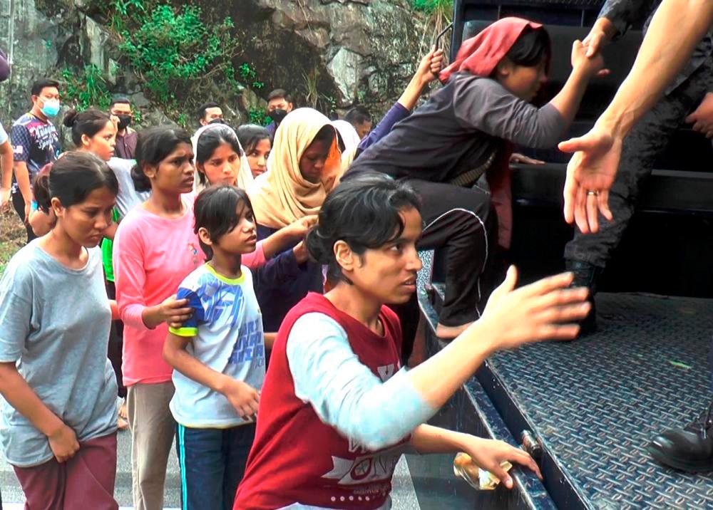 Human trafficking syndicate cripped, 51 illegal immigrants arrested in Kelantan