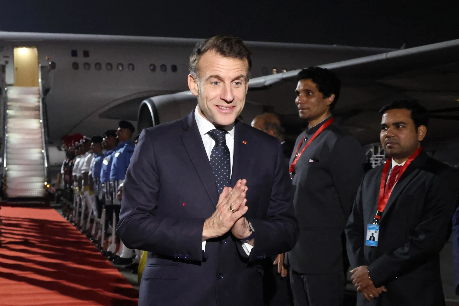 Macron seeks historic Rafale jet deal on India visit Macron seeks historic Rafale jet deal on India visit