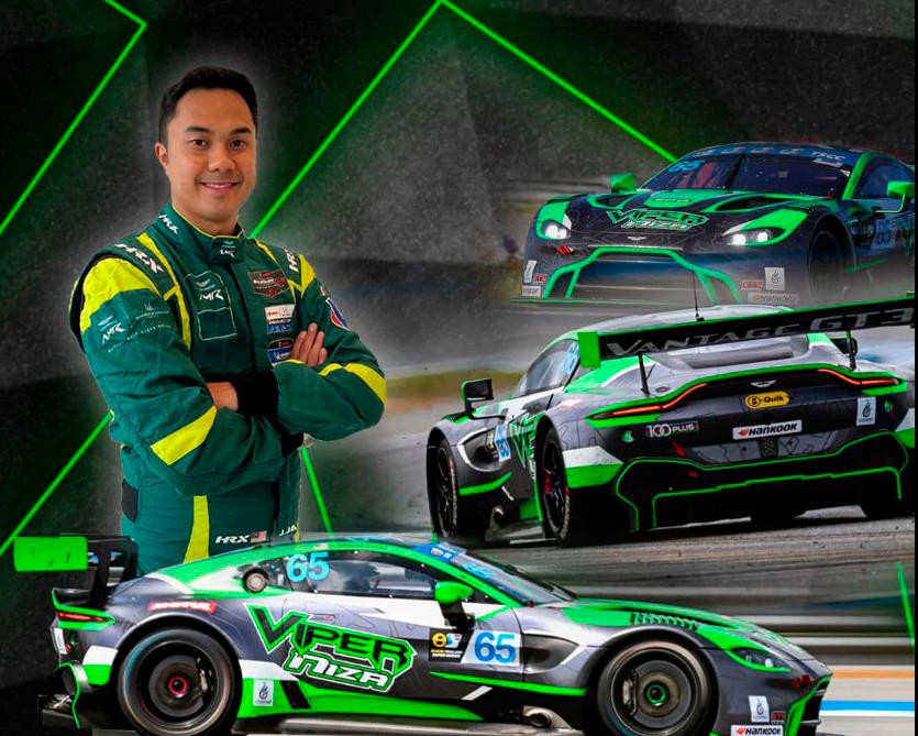 Jazeman sedia beraksi untuk perlumbaan sulung 12 jam Sepang memandu Aston Martin Jazeman sedia beraksi untuk perlumbaan sulung 12 jam Sepang memandu Aston Martin