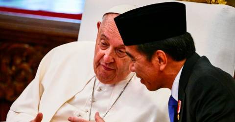 Jokowi praises Vatican’s support for peace in Palestine during Pope’s visit