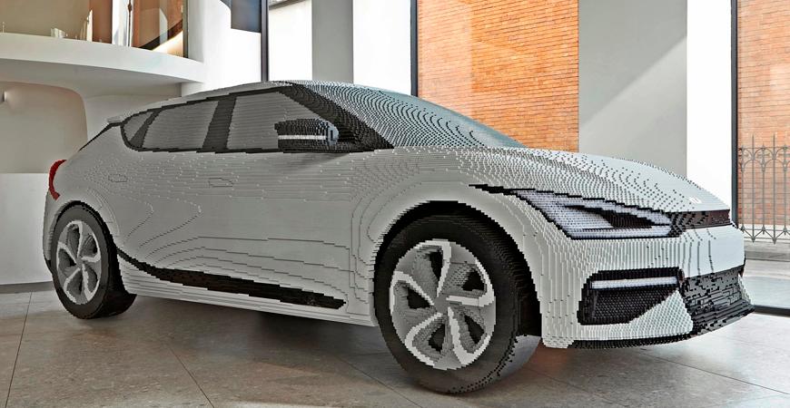 Kia EV6 Built From 350,000 LEGO Bricks On Display In Milan Kia EV6 Built From 350,000 LEGO Bricks On Display In Milan